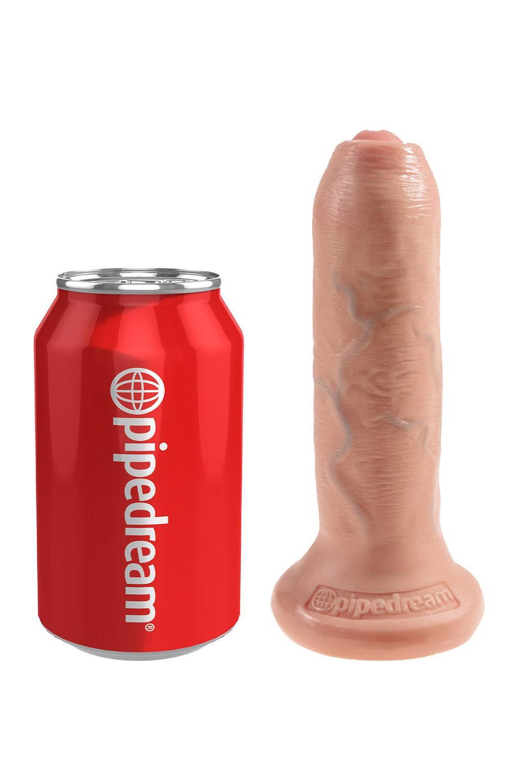 1-Dildo King Cock 6 cali nieobrzezany jasny-1