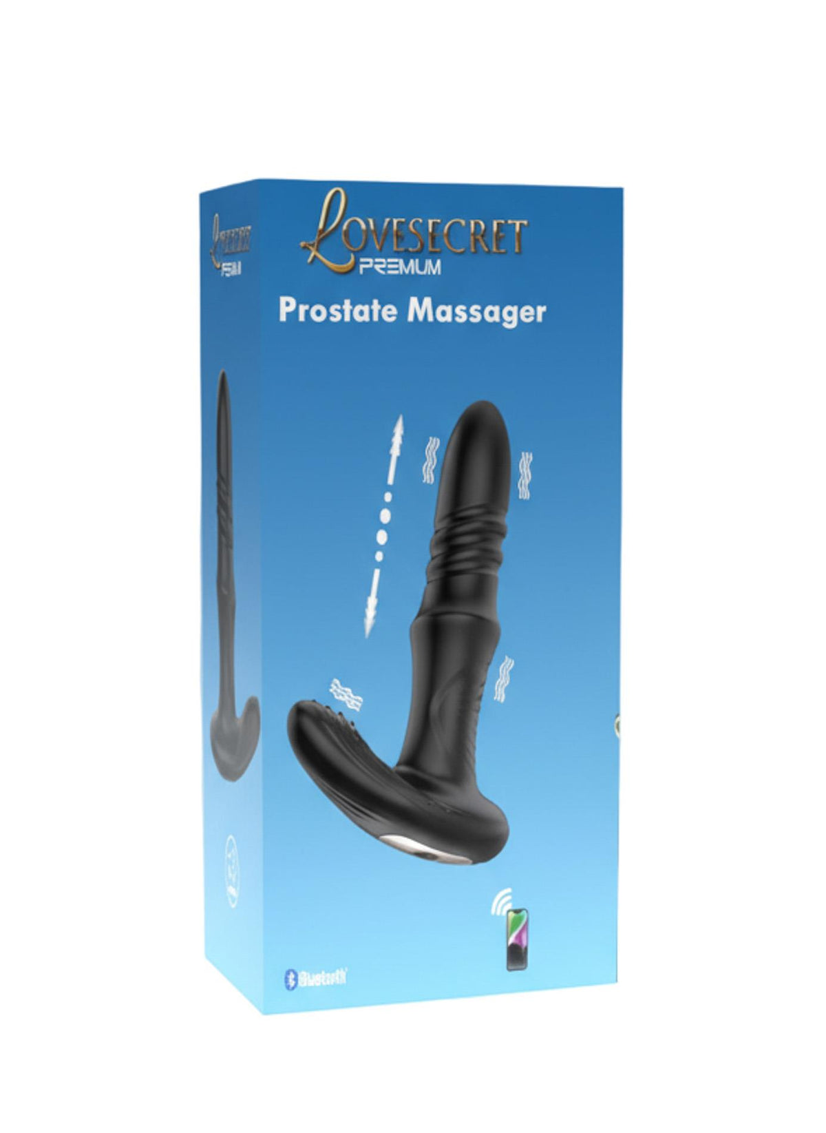 2-Masażer prostaty Lovesecret Premium sterowany aplikacją USB 12 cm-2