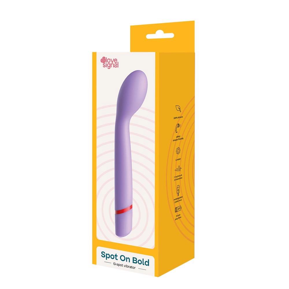 1-Wibrator punktu G Dreamtoys Spot On Bold silikonowy USB-1