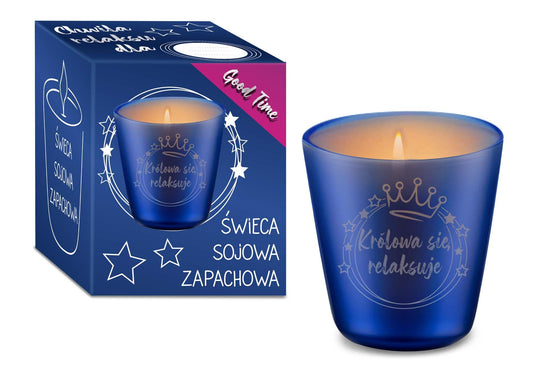 1-Świeca sojowa zielonej herbaty Królowa się relaksuje 120ml-1
