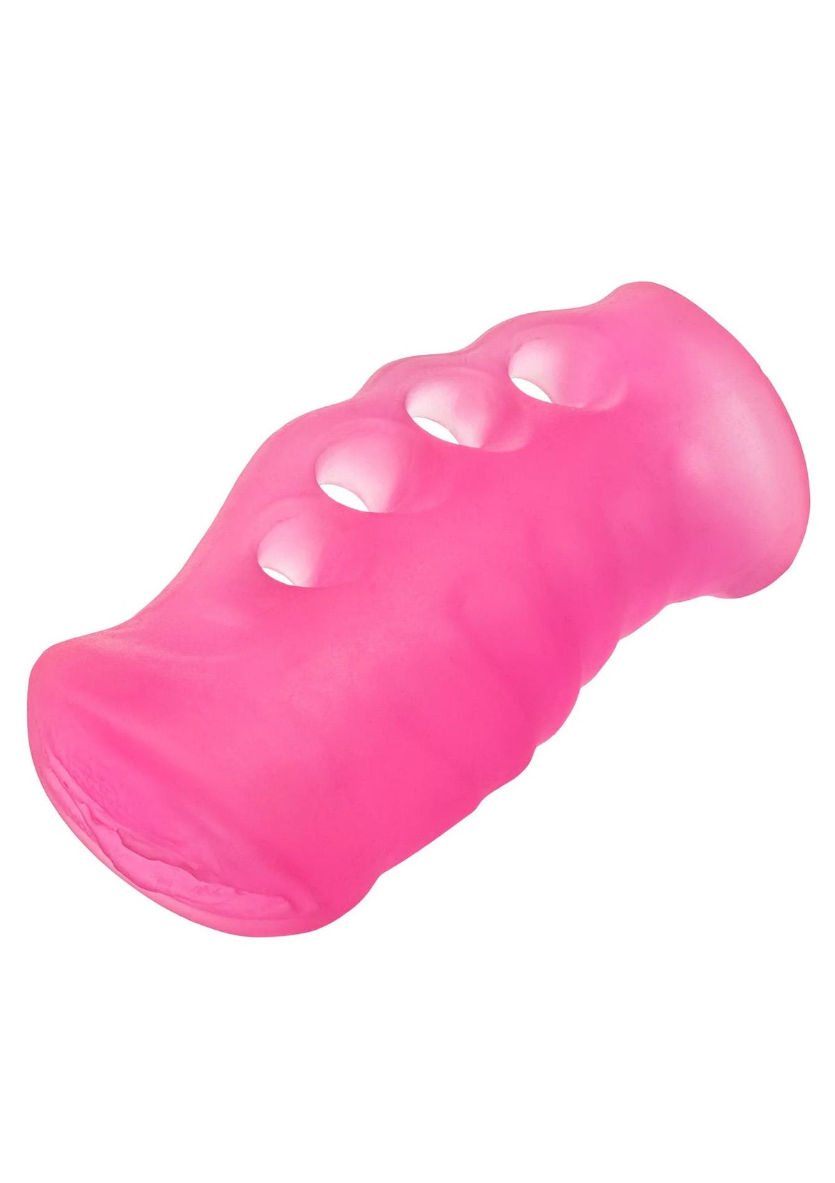 3-Masturbator z uchwytem Grip N Stroke Calexotics różowy 16 cm-3