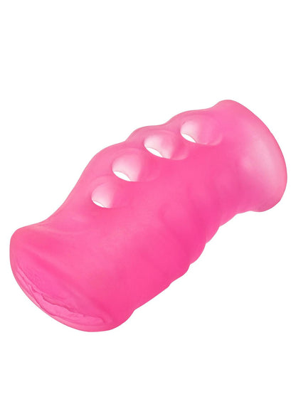 3-Masturbator z uchwytem Grip N Stroke Calexotics różowy 16 cm-3