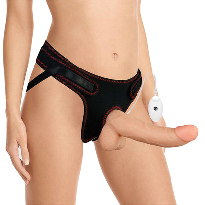 3-Vibrating Easy Strapon Set 8.5''-3