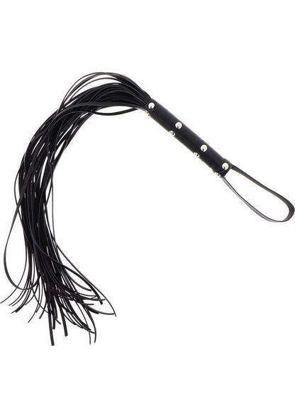 1-Pejcz z ćwiekami Hidden Desire czarny 75 cm-1