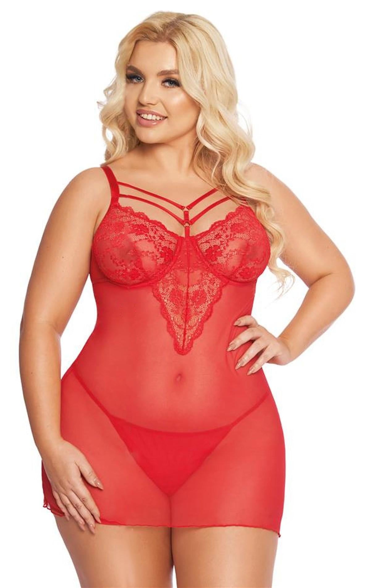 2-Koszulka erotyczna Aldona SoftLine czerwona XL-2