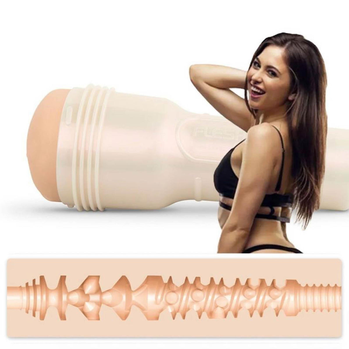 2-Masturbator Fleshlight Riley Reid Utopia beżowy 25 cm-2