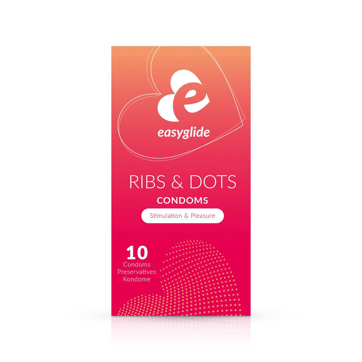 2-Prezerwatywy EasyGlide z prążkami i wypustkami 10 szt.-2