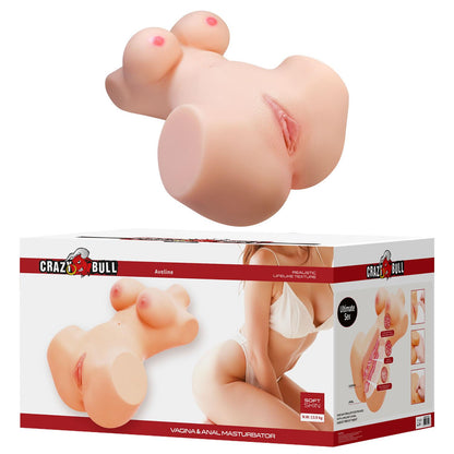 4-Masturbator delikatny realistyczny Crazy Bull Aveline-4