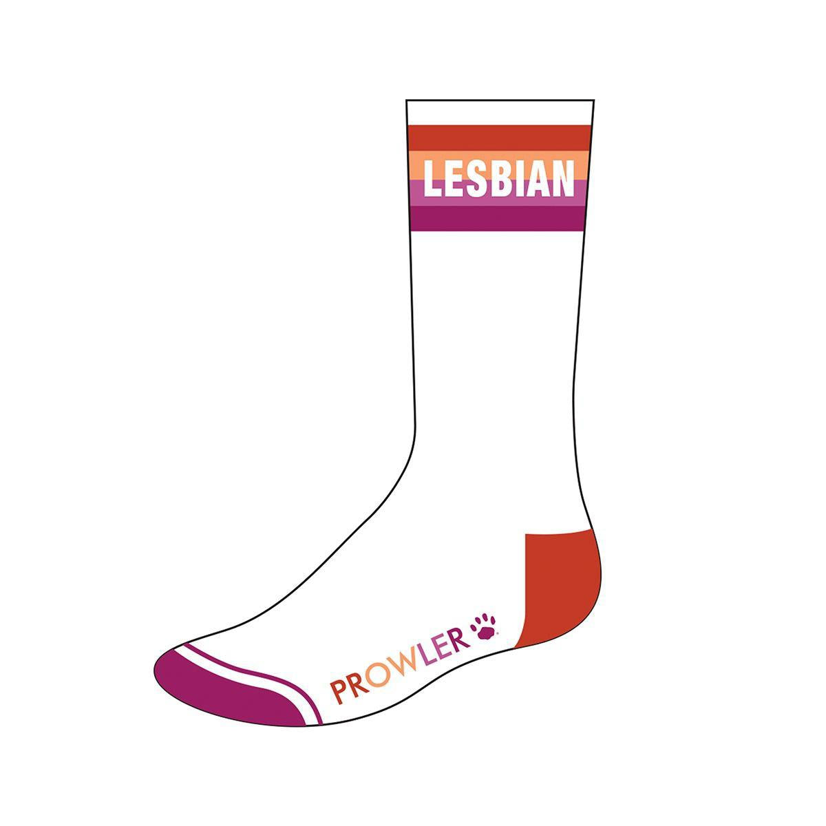 1-Skarpetki Prowler Lesbian z napisem na ściągaczu-1