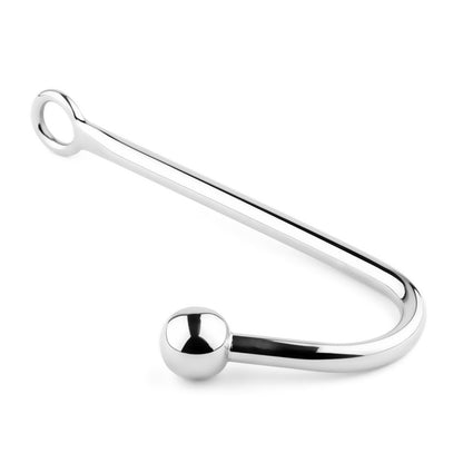 2-Stalowy hak analny HeavyFun z kulką 3,2 cm 24 cm-2