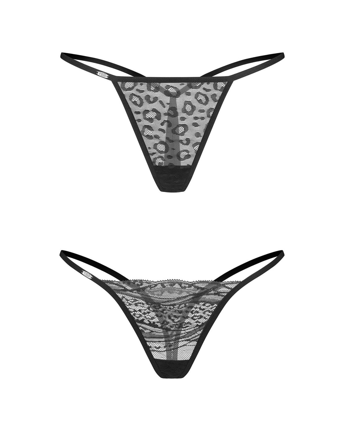 2-Stringi erotyczne Obsessive Clara dwupak 2XL 3XL-2