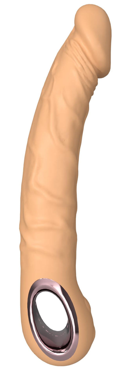 1-Wibrator Jump-O realistyczny silikonowy cielisty USB wodoodporny-1