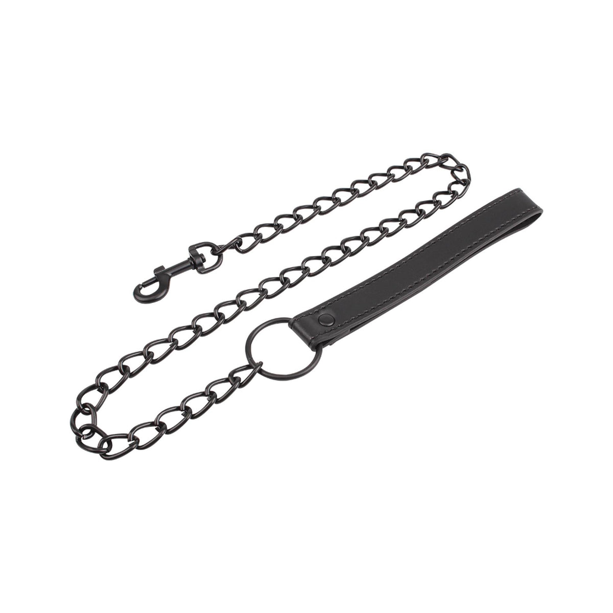 3-Smycz BDSM z łańcuchem metalowym Fierce Euphoria 80 cm-3