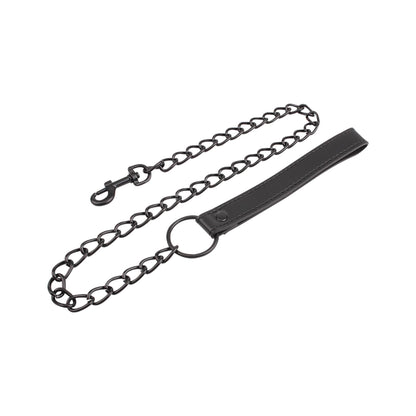 3-Smycz BDSM z łańcuchem metalowym Fierce Euphoria 80 cm-3
