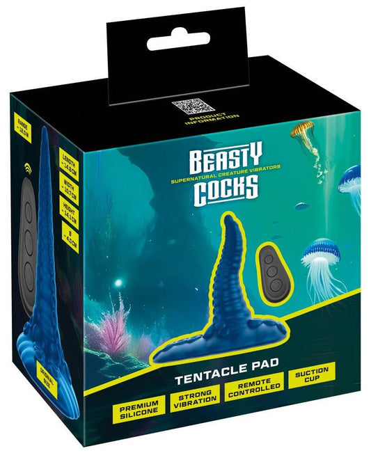 2-Wibrator Tentacle Pad Beasty Cocks silikonowy pilot USB-2