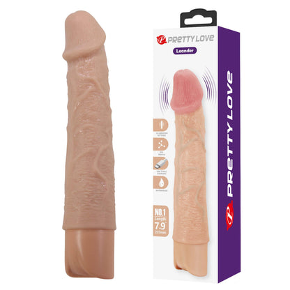 2-Realistyczny wibrator dildo Pretty Love Leander USB-2