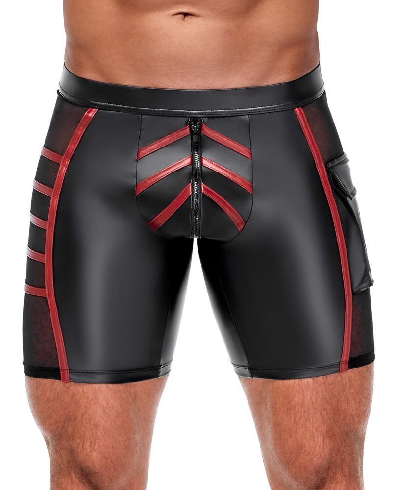 1-Men's Shorts Black/Red XL-1