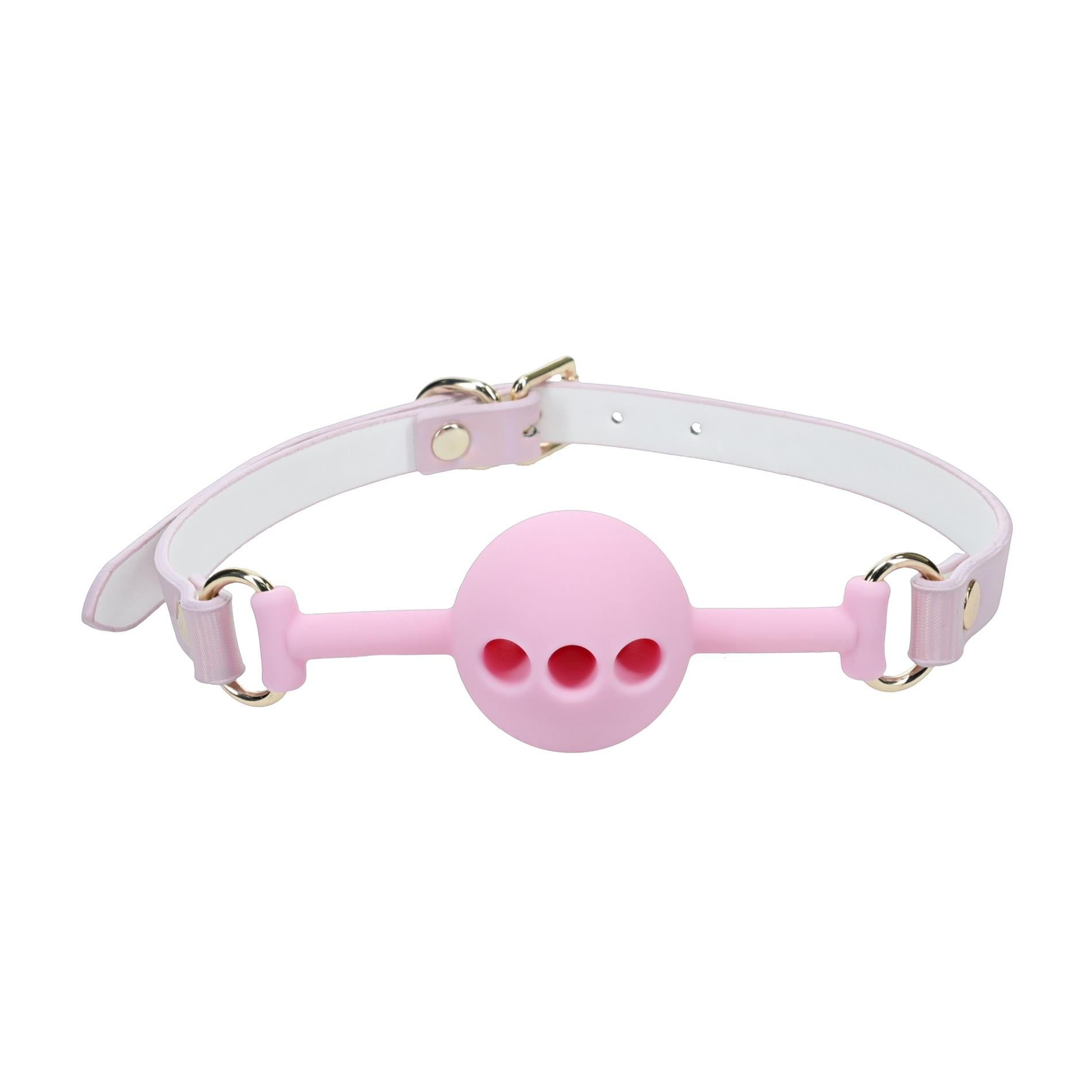 1-Paris Collection - Silicone Ball Gag - Pink-1