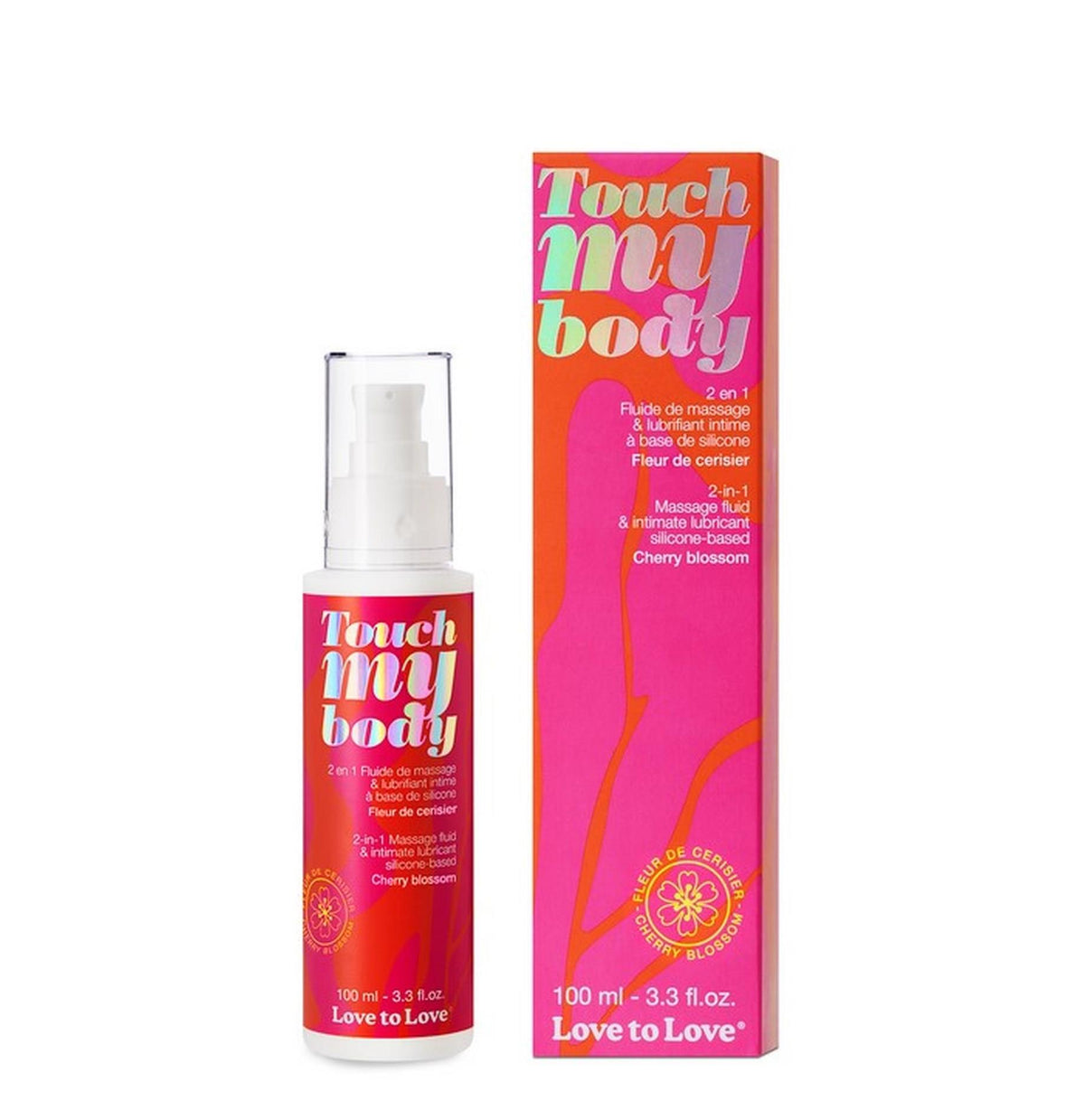 1-Lubrykant silikonowy do masażu Love to Love kwitnąca wiśnia 100ml-1