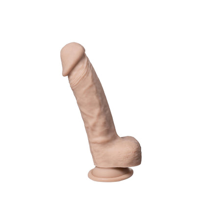 1-Dildo realistyczne Silexd Real Skin Model 1 z jajkami 21 cm-1