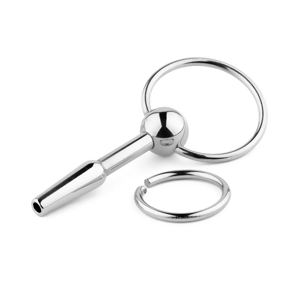 3-Stalowy plug do cewki z otworem B Series HeavyFun-3