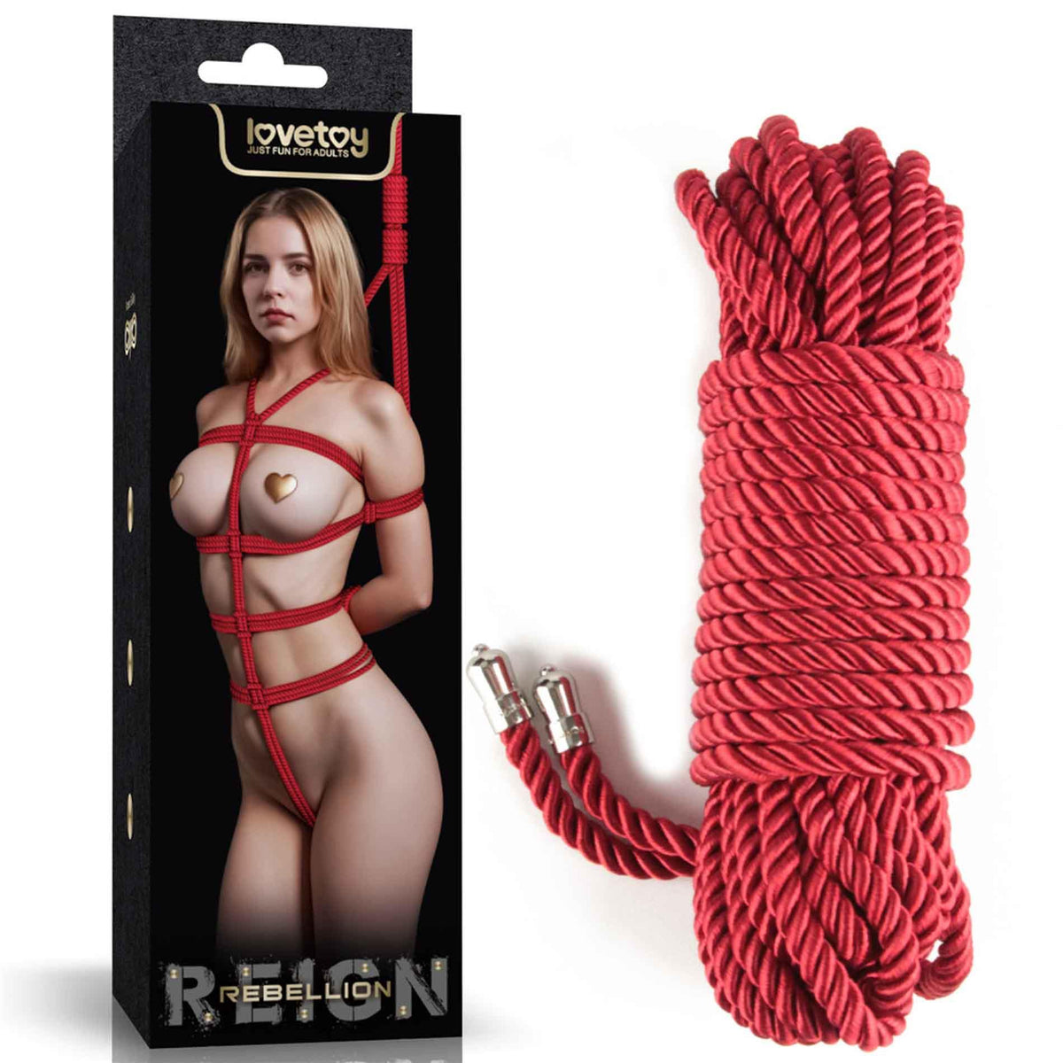 4-Rebellion Reign Crimson Silky Bondage Rope-4