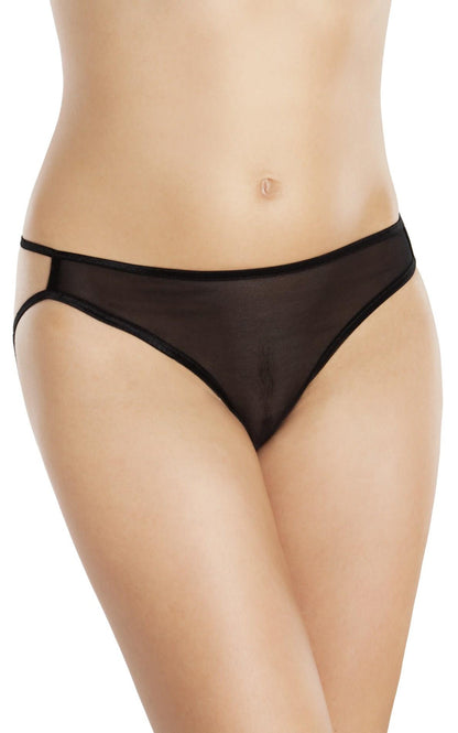 2-Stringi z pajęczą siatką SoftLine 2353 czarne S/L-2