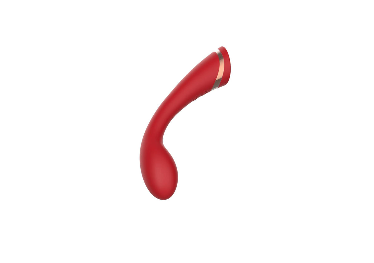 2-Wibrator punktu G B Series Cute czerwony silikonowy USB-2