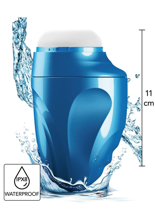 1-Masturbator Fusion X Aqua Bubble z wibracją niebieski-1