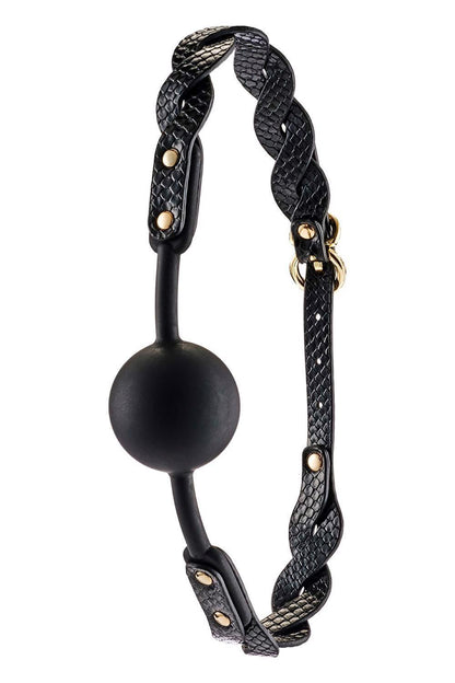 2-Knebel pleciony Moonlight Guilty Pleasure czarny-2