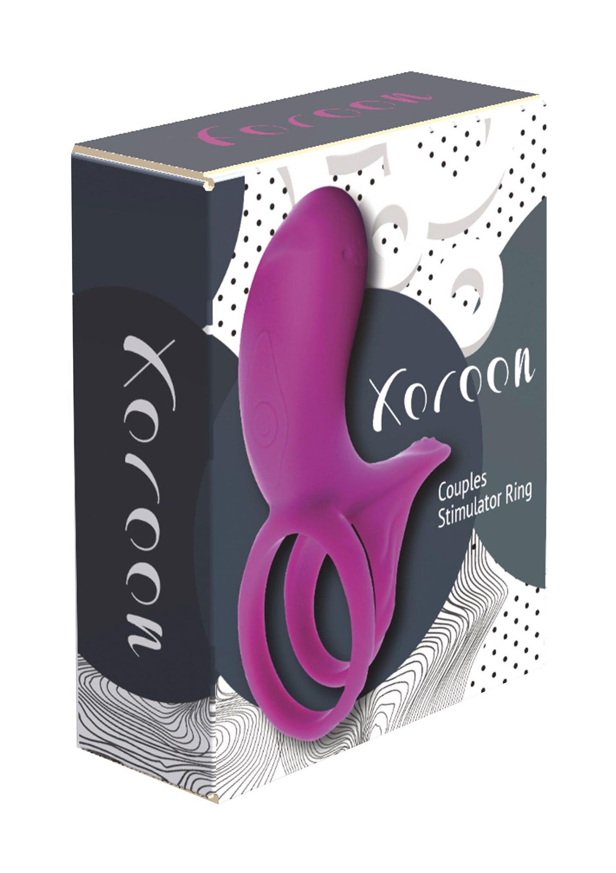 4-Couples Stimulator Ring Fuchsia-4