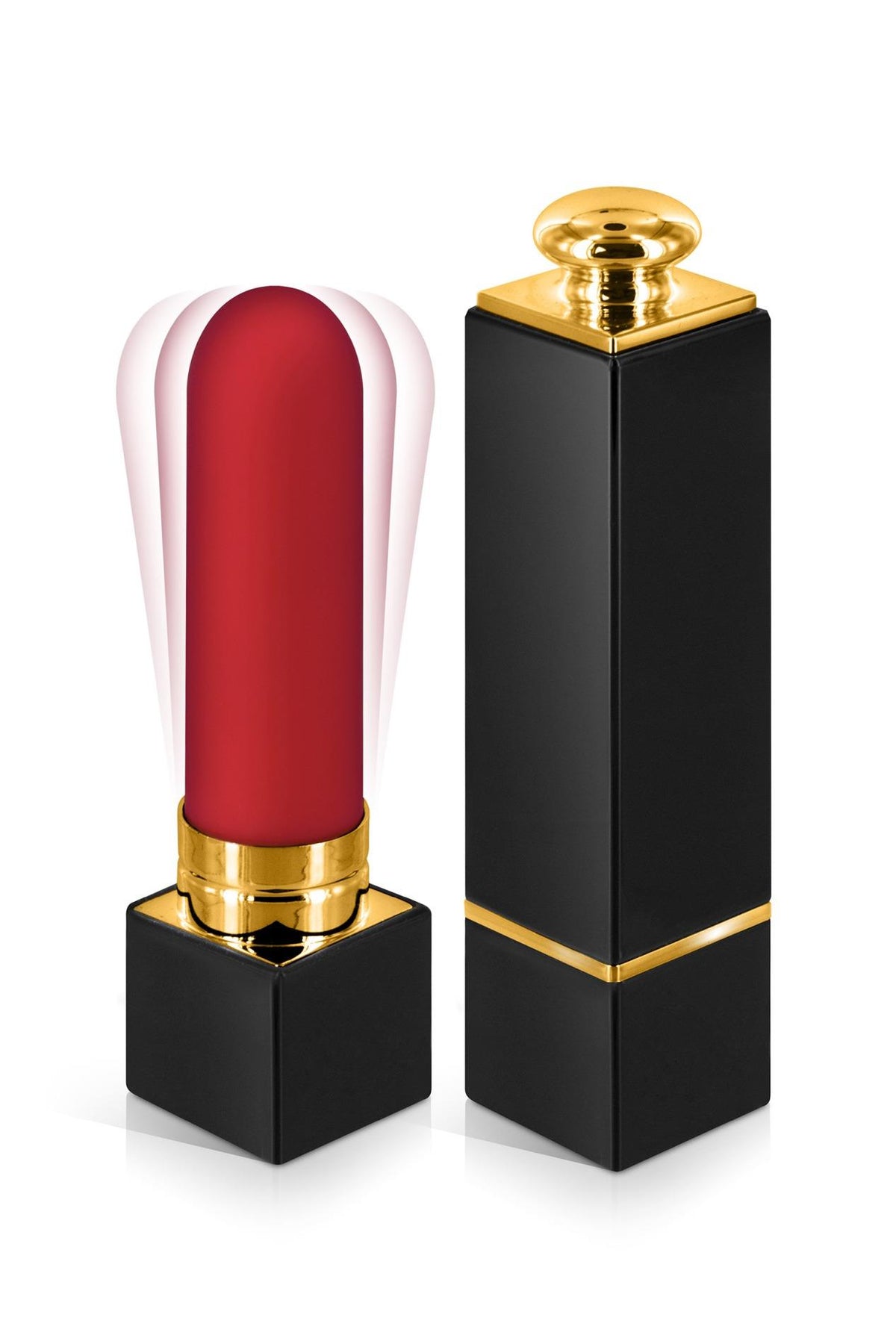 2-Mini wibrator szminkowy Black Empire Mylady USB silikonowy czarny-2