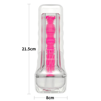 5-8.5'' Lumino Play Masturbator - Pink Glow-5