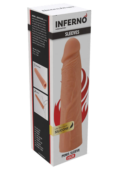 3-Nakładka przedłużająca silikonowa Hidden Desire Inferno 20 cm-3