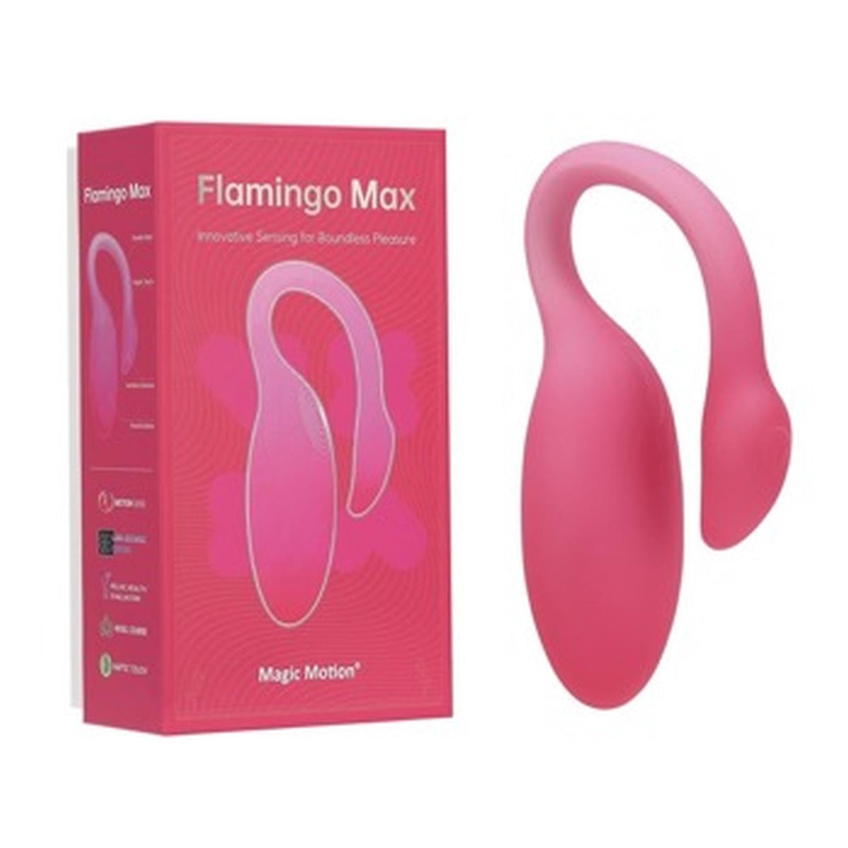 1-Wibrator bullet Magic Motion Flamingo Max różowy z aplikacją-1