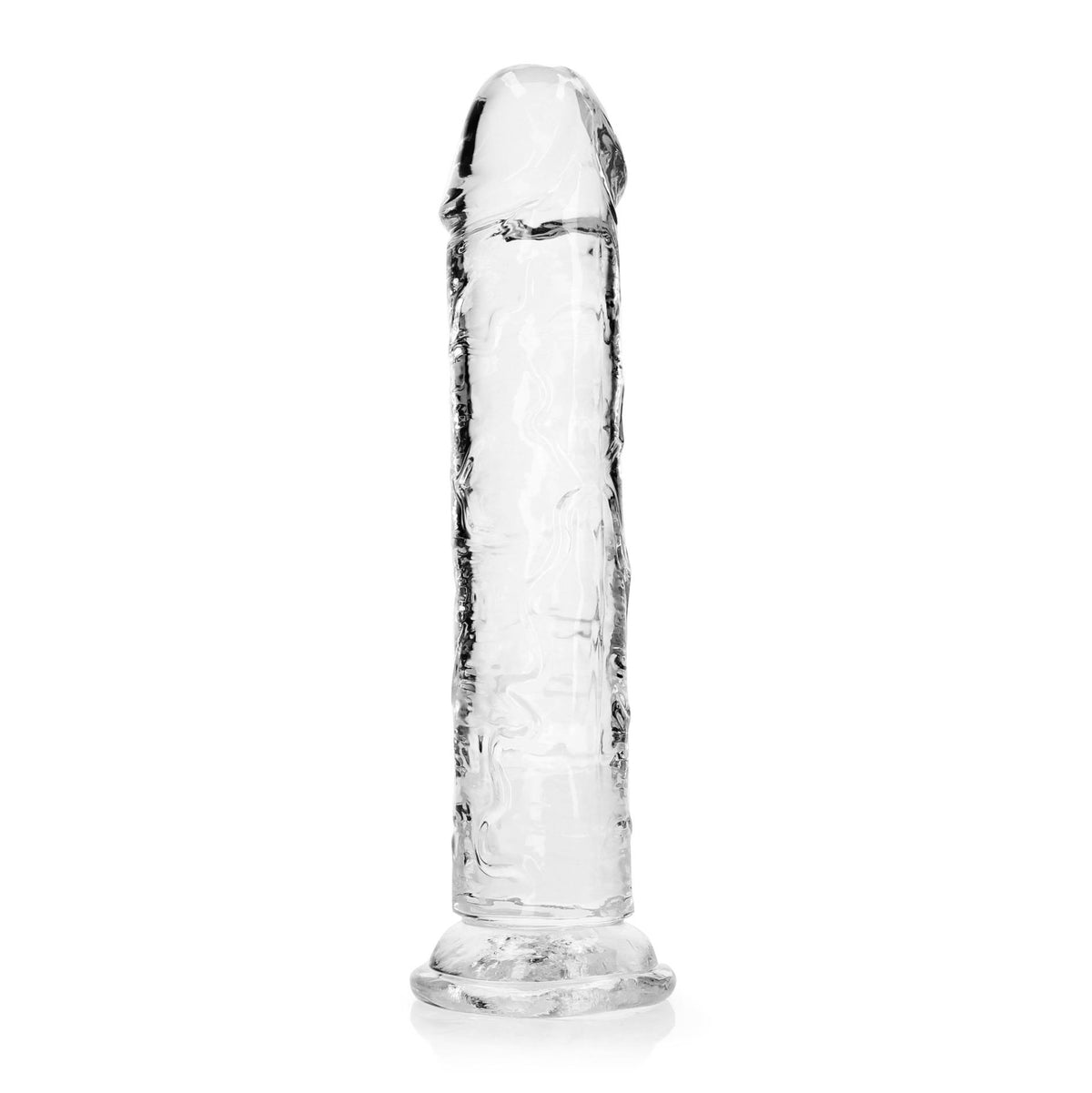1-Dildo żelowe RealRock przezroczyste z przyssawką 23 cm-1