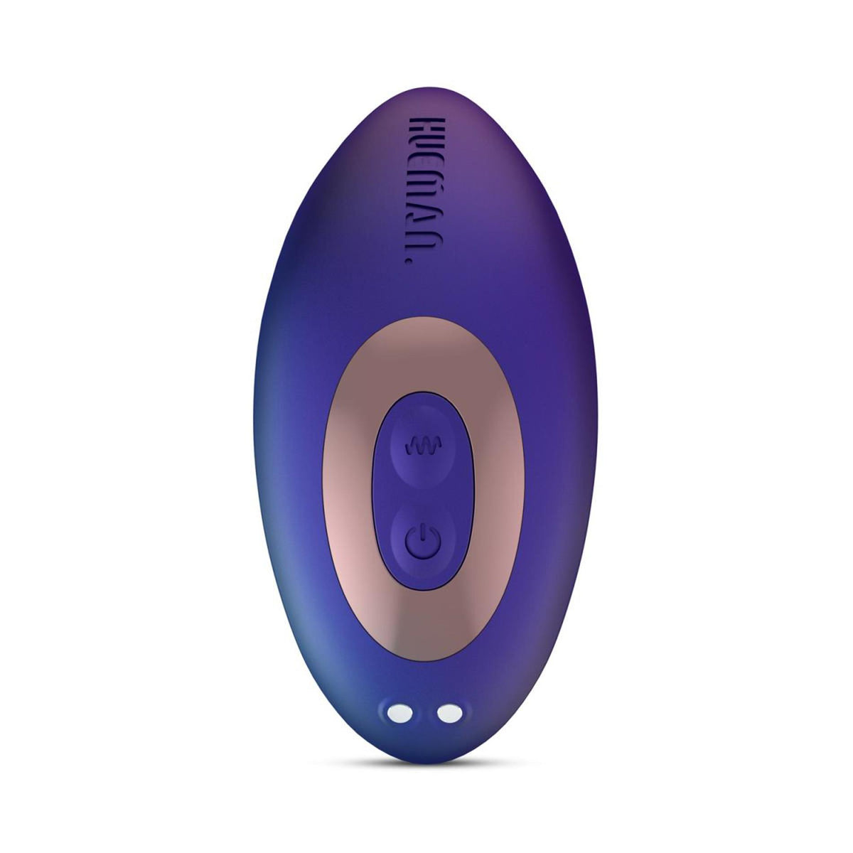 2-Wibrujący korek analny Hueman Voyager fioletowy silikonowy z pilotem USB-2