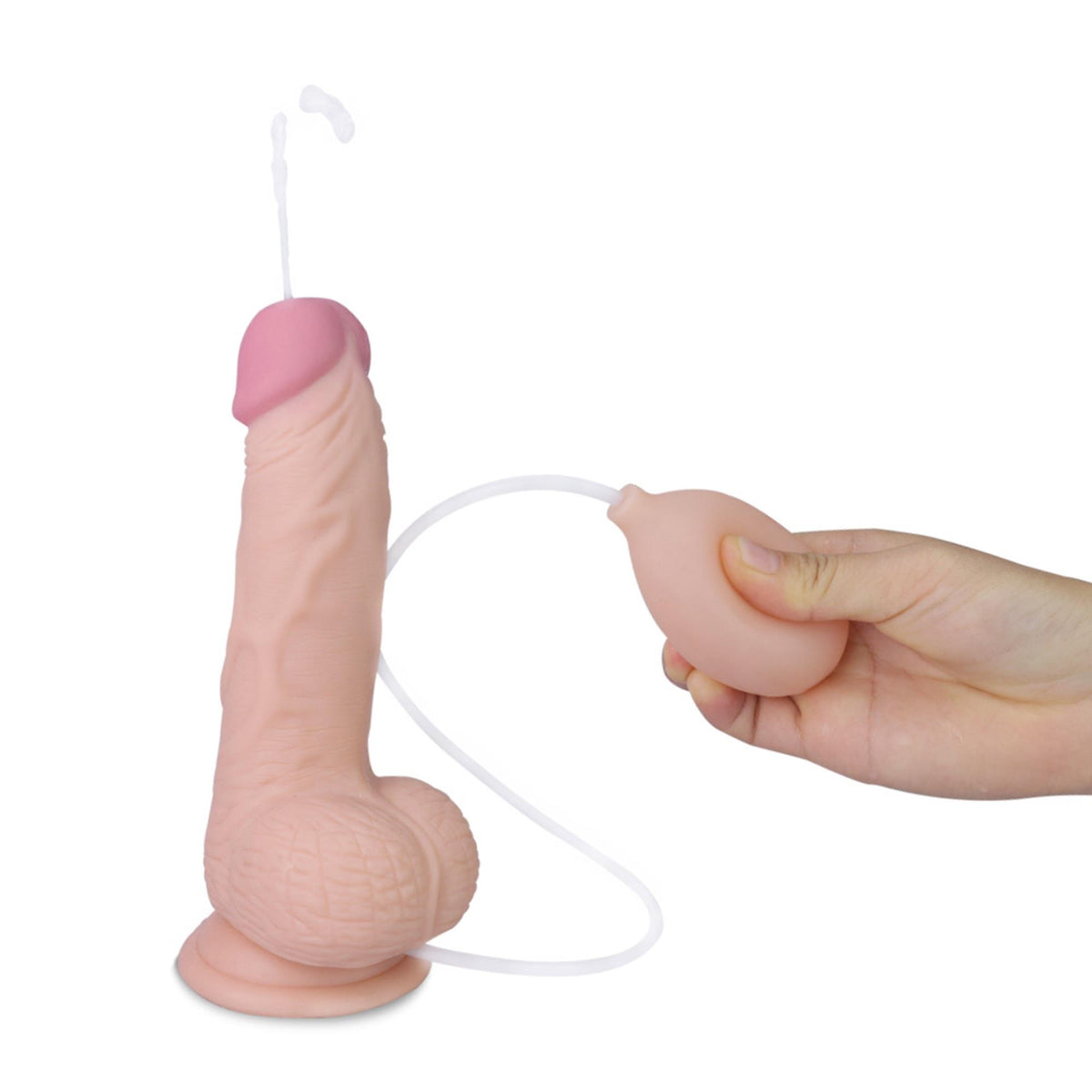 3-8"" Soft Ejaculation Cock With Ball-3