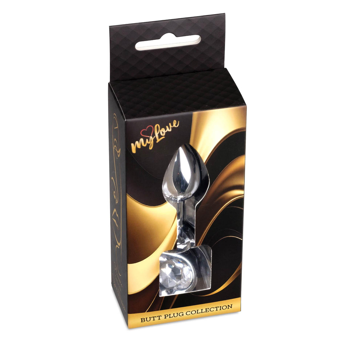 1-Srebrny korek analny z sercem MyLove Toys 7 cm-1