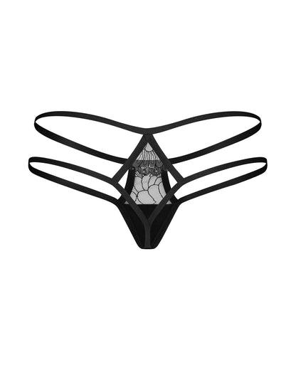 2-Figi otwarte Arrowel Obsessive czarne L/XL-2