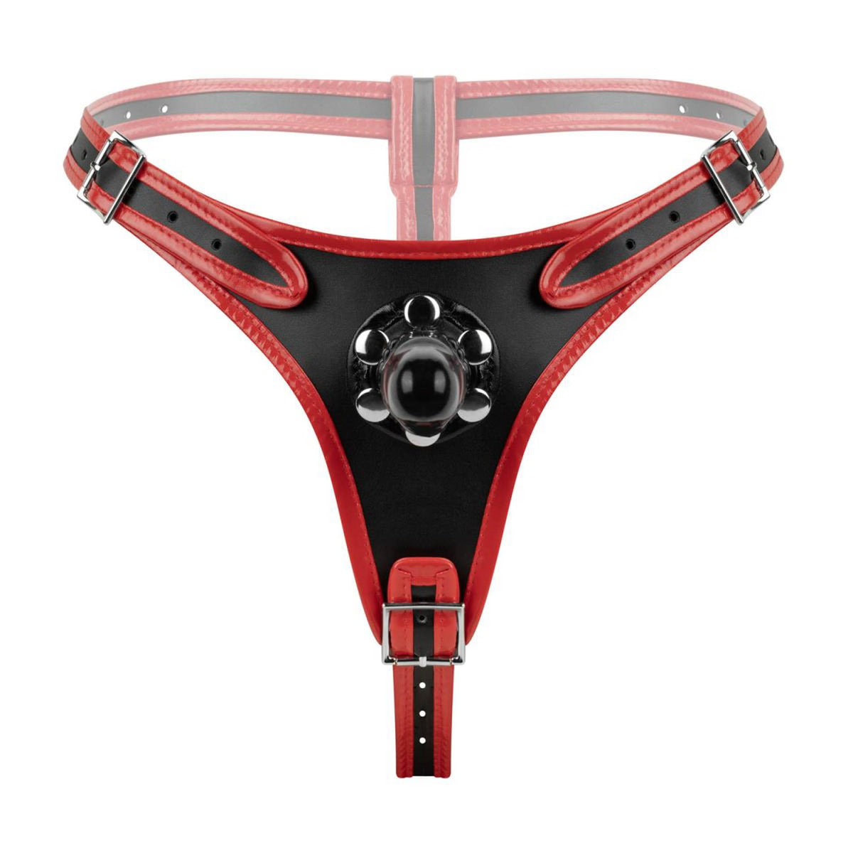 2-Uprząż strapon na trzy dildo EasyToys-2