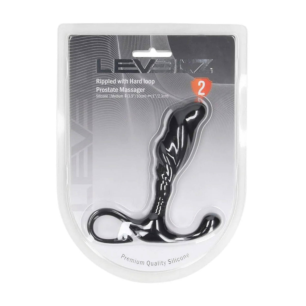 2-Masażer prostaty silikonowy Levelz 2 M czarny 11 cm-2