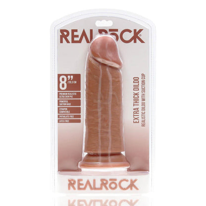 3-Dildo realistyczne grube proste bez jąder RealRock 20,3 cm-3