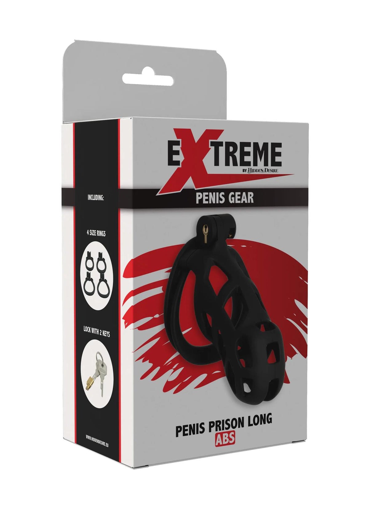 1-Klatka na penisa Penis Prison Hidden Desire czarna 11 cm-1
