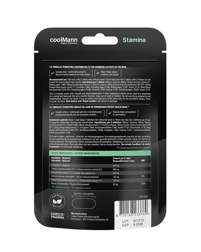 2-Tabletki CoolMann Stamina na wytrzymałość 60 sztuk-2