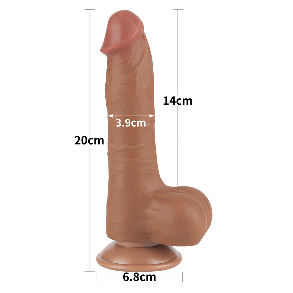 4-8'' Sliding Skin Dual Layer Dong Brown-4