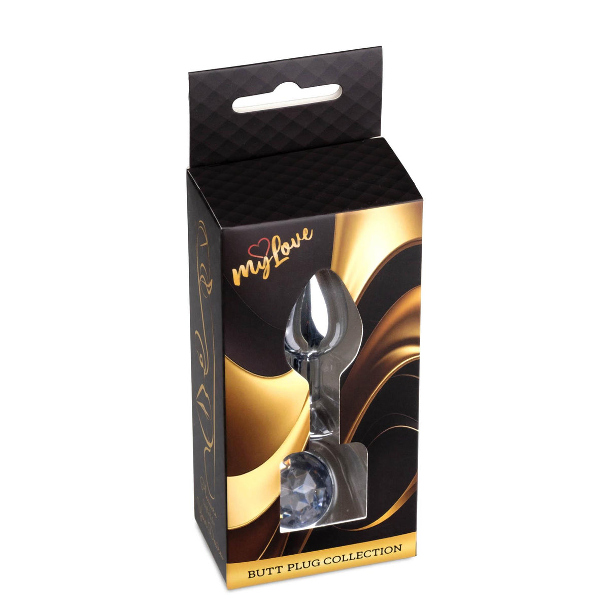 2-MyLove Toys - Jewellery Silver PLUG- Clear-2