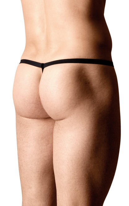 1-Stringi męskie wycięte SoftLine 4527 czarne OneSize-1