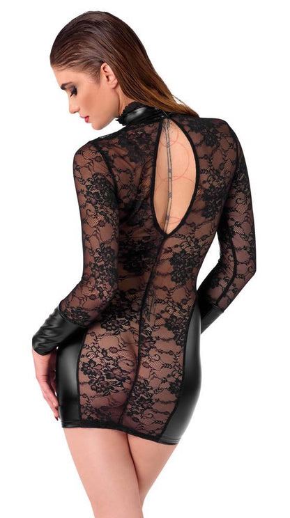 4-Noir Dress collar S-4