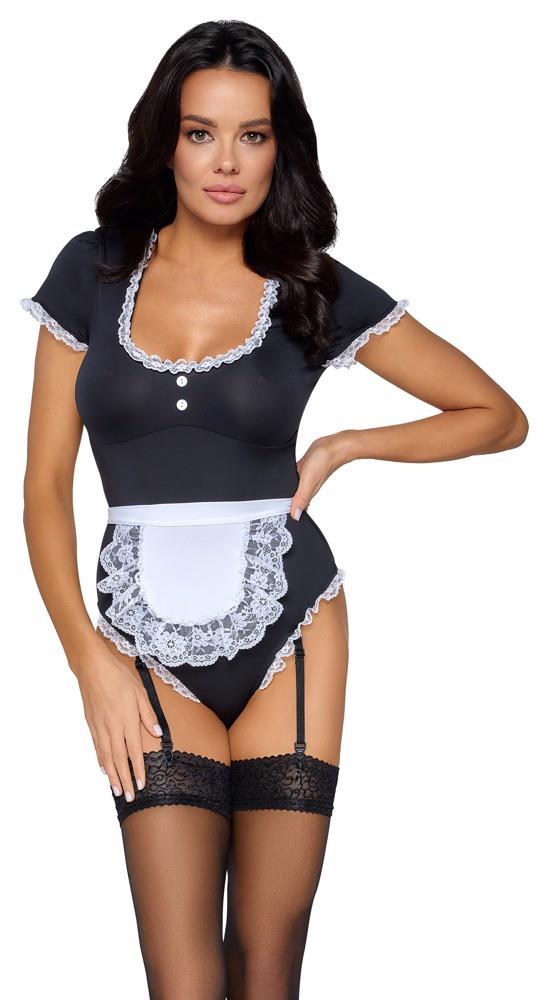 1-Body kelnerki Cottelli COSTUMES czarne XL-1